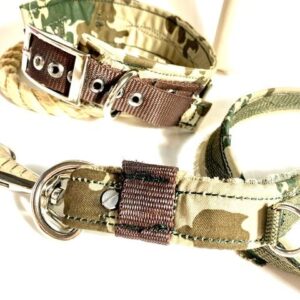 Leine & Halsband Camou Desert