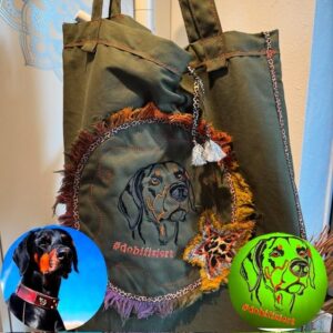XXL-Shopper Khaki Leo