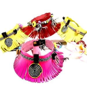 Hippie Fransen-Schmuckband Lakritz
