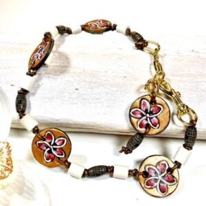 Design EM-Kette Plumeria